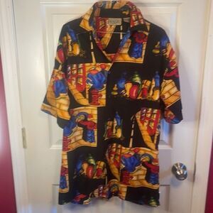 Vintage up ros graffiti shirt sz S